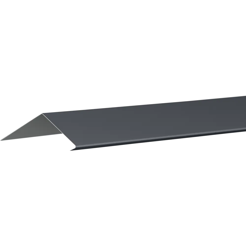 Планка карнизная 100x65 мм 2 м 0.4 мм RAL 7024 серый Santreyd STLM-2090915