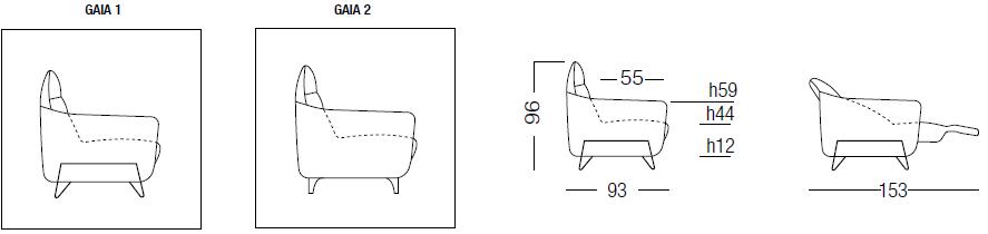 Egoitaliano Откидной угловой диван из кожи с электроприводом Gaia sun-id-1514199 - Вид №4