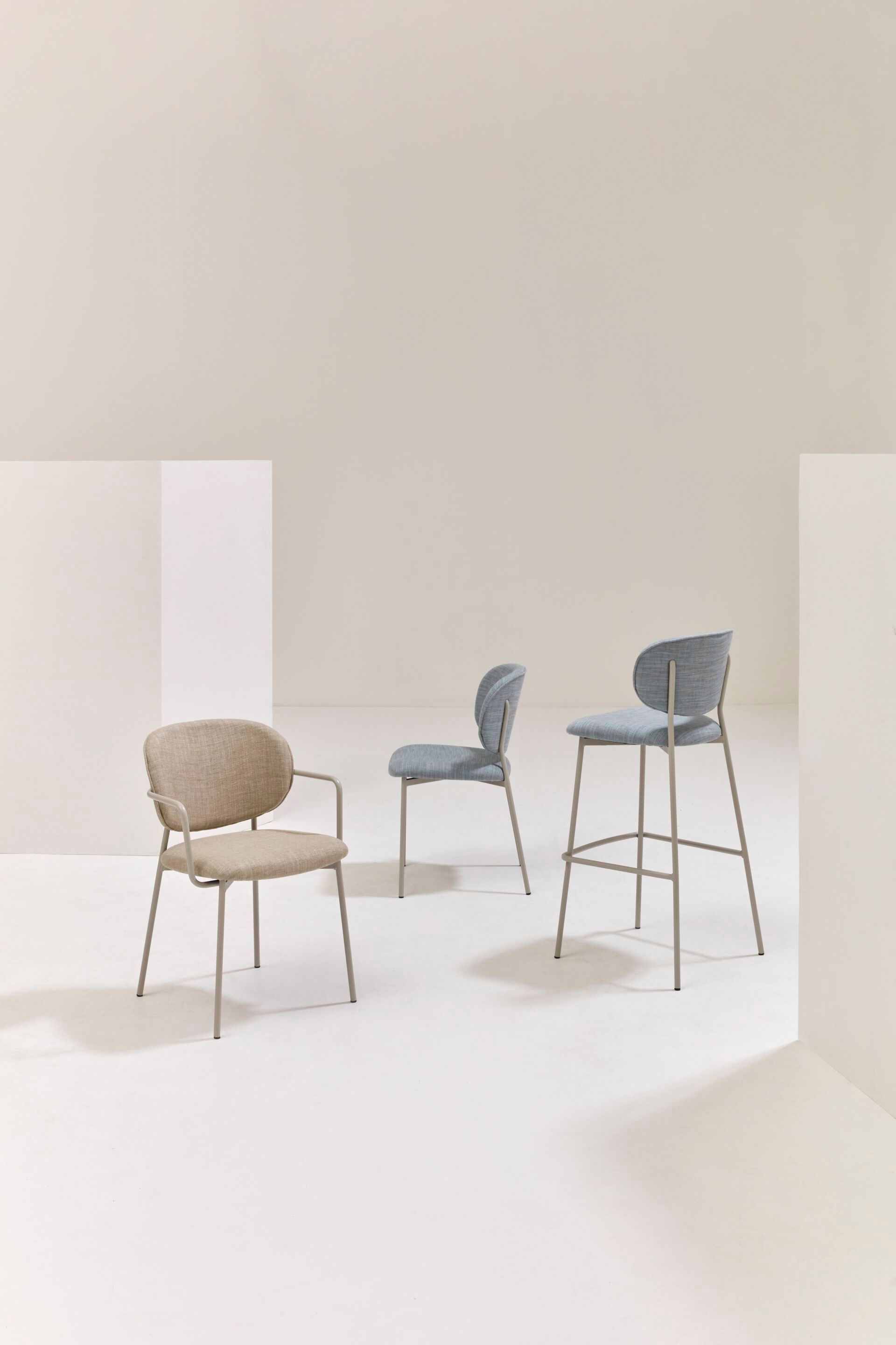 Стальной штабелируемый мягкий стул Billiani Wround ARCH-00096573 - Вид №3