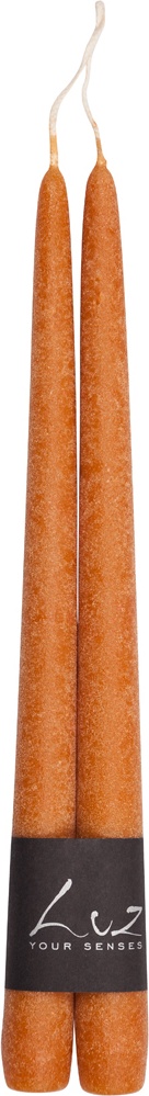 10602850 Luz your senses Набор свечей Luz your senses "Рустик" 30см, 2 шт (янтарный) Парафин 
