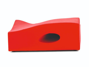 Квадратный пуф из ткани