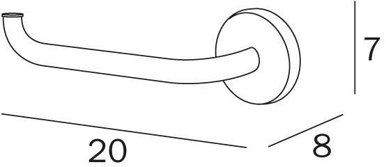 INDA® Держатель рулона Colorella A23250 - Вид №1