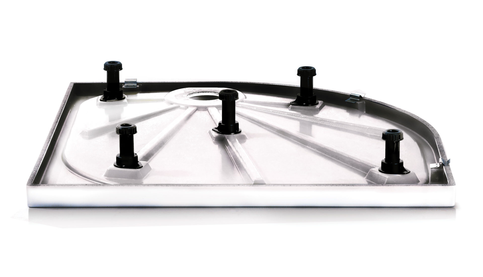 Душевой поддон D108QR Merlyn MStone Хромированный  - Вид №2