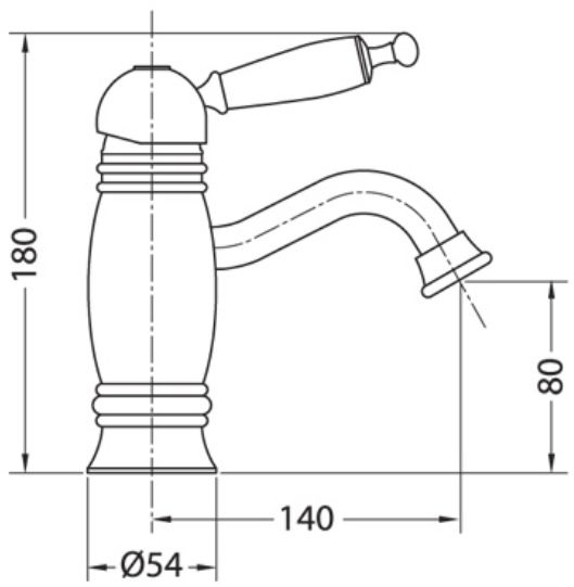 Смеситель MIGLIORE Oxford ML.OXF-6319.BR для раковины - бронза ML.OXF-6319.bi.BR - Вид №1