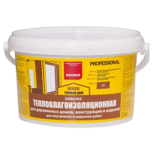 Замазка для дерева Neomid цвета дуб 3 кг