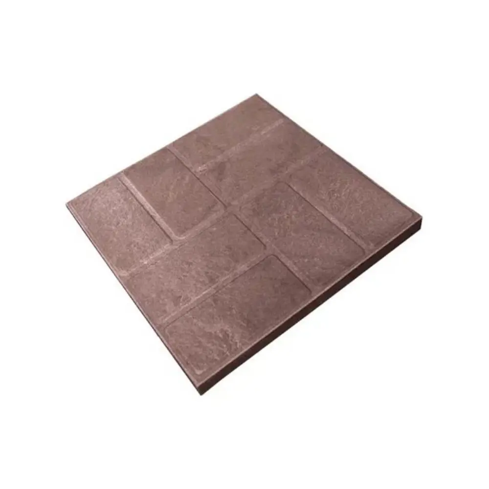 Плитка тротуарная полимер-песчаный композит 25x25x2 см коричневый Santreyd STLM-2159044 - Вид №1