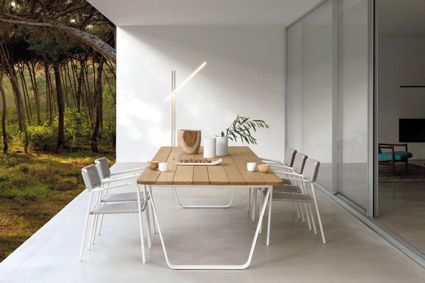 MANUTTI Прямоугольный деревянный садовый стол Air sun-id-1403945 - Вид №2