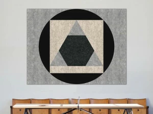 Slalom Акустическая панель для стен Felt shape design