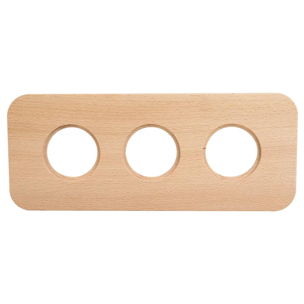 Рамка для розеток и выключателей Electraline Верди 3 поста цвет бежевый BF-17 STLM-2006355