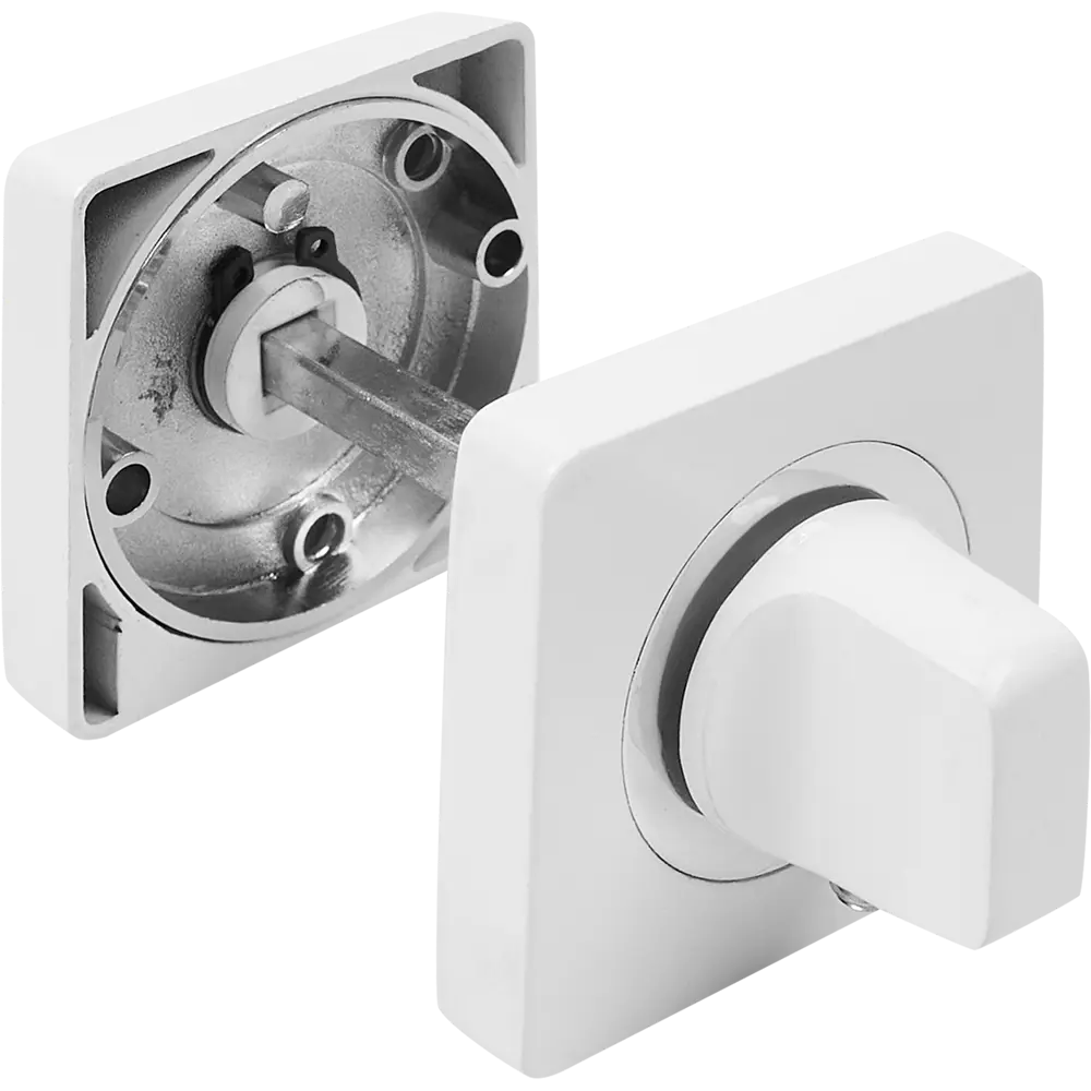 Накладка фиксатор цвет белый/хром Santreyd STLM-2151553 - Вид №1