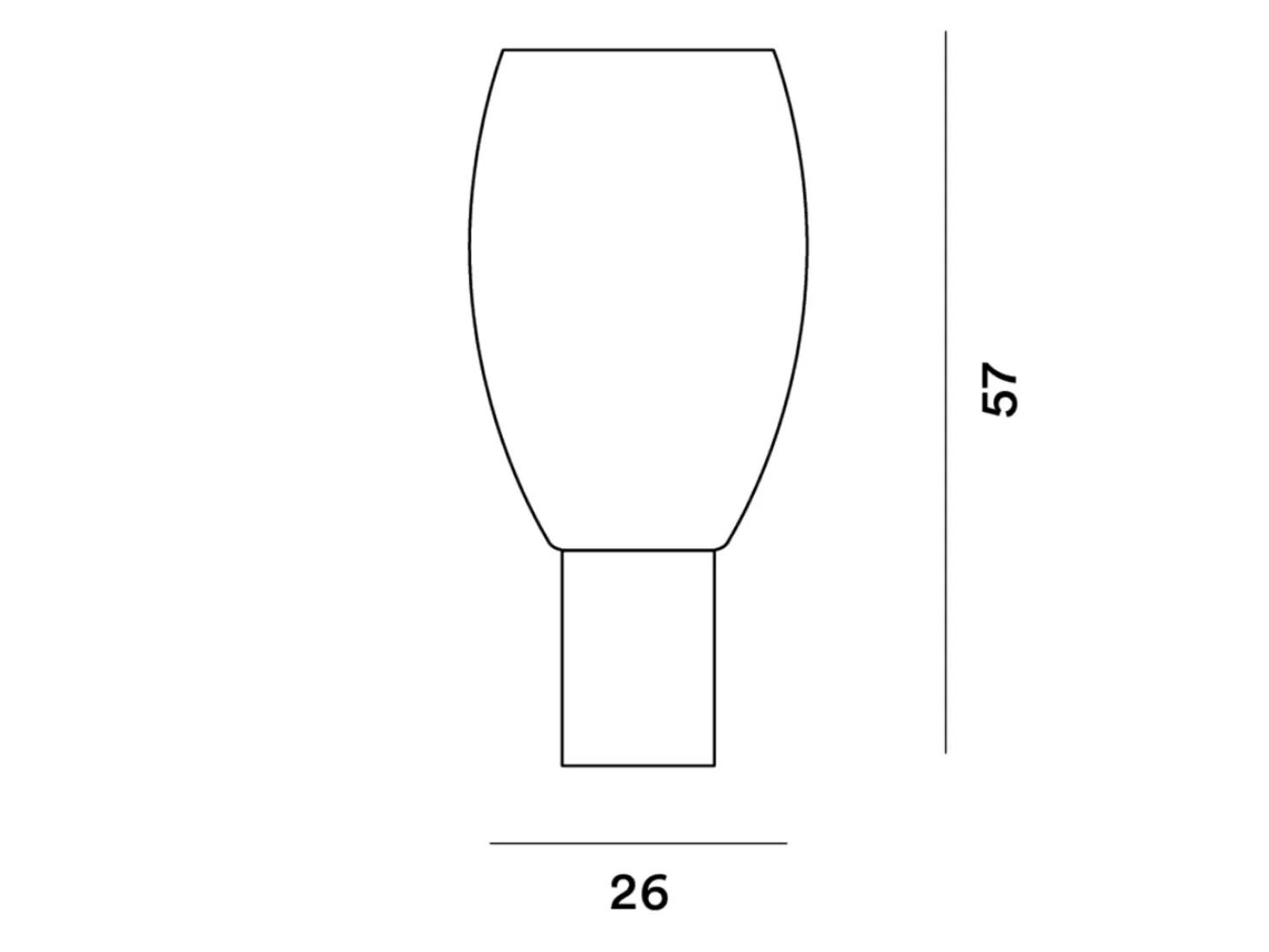 Настольная лампа из дутого стекла Foscarini Buds ARCH-00068663 - Вид №5