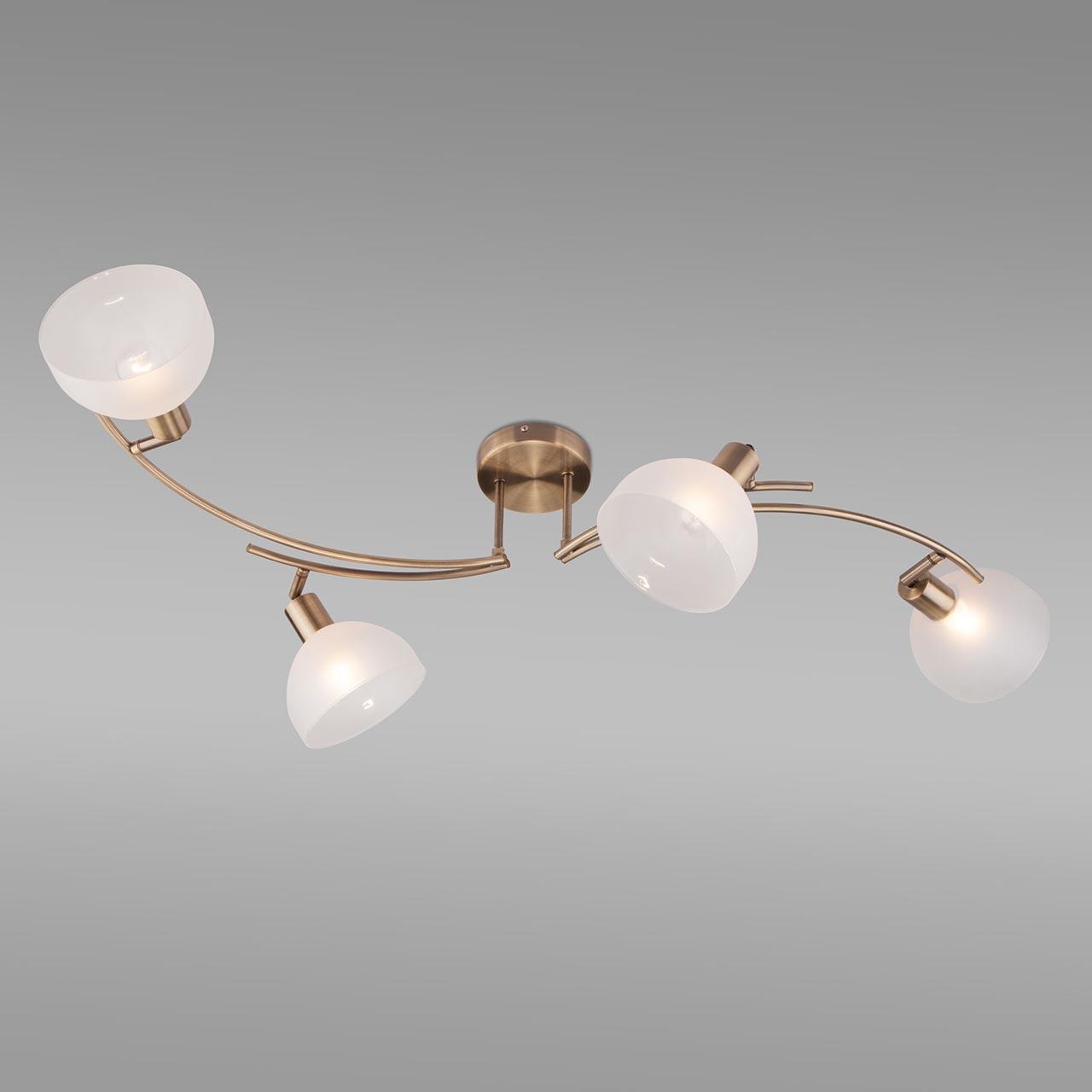 Потолочная люстра Eurosvet Alta 30141/4 античная бронза EUROSVET ALTA 278999 Белый - Вид №3