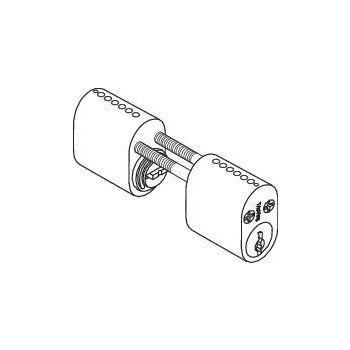 Цилиндр Trioving SY1737C oval dobbel LK01-07