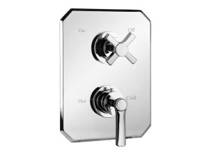 Термостатический встраиваемый смеситель для душа с пластиной