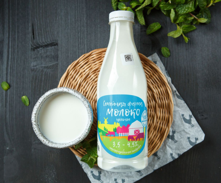 3119 Молоко цельное 3,5-4,5% Вкусляндия 