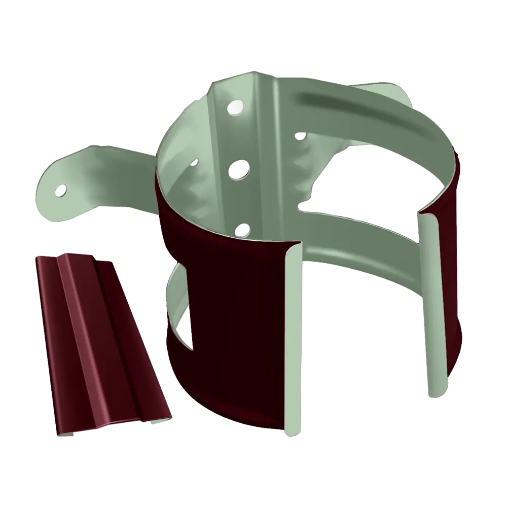 Кронштейн на дерево РЕ 90 мм цвет красный Grand Line STLM-2012065