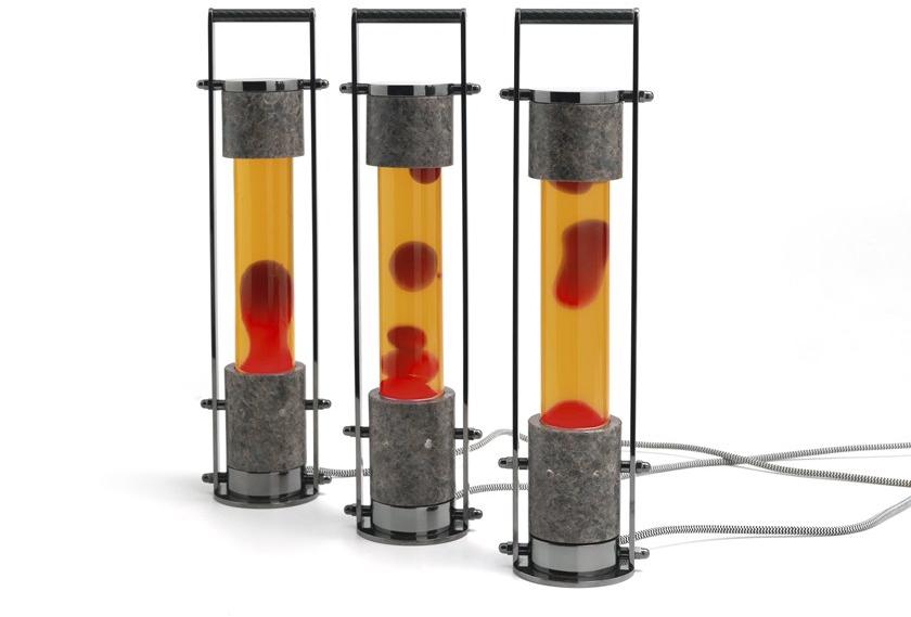 JCP UNIVERSE Настольная лампа из стекла с гранитным основанием sun-id-1485114 - Вид №2