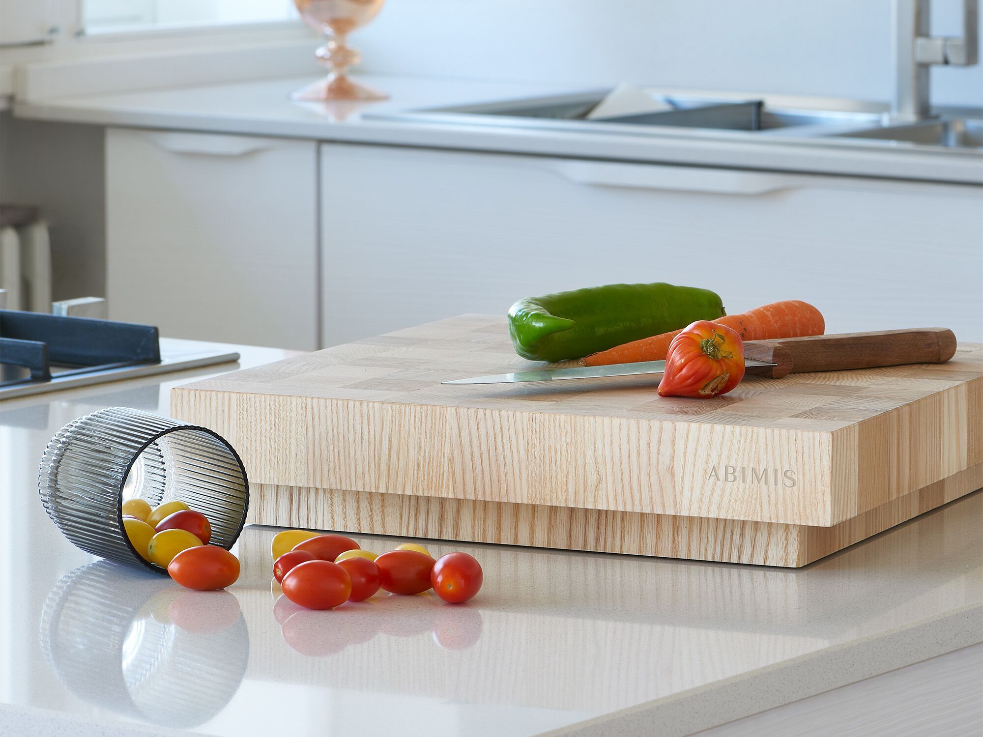 Квадратная разделочная доска из ясеня ABIMIS древесина ARCH-00053654