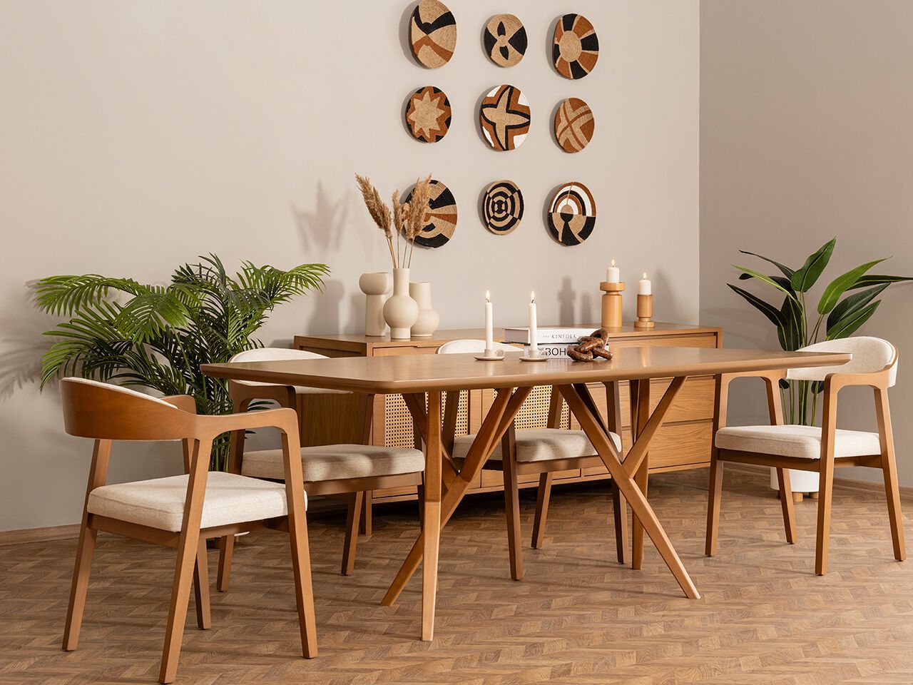 Деревянный стул с подлокотниками и мягким сиденьем NDESIGN глина ARCH-00089241 - Вид №3