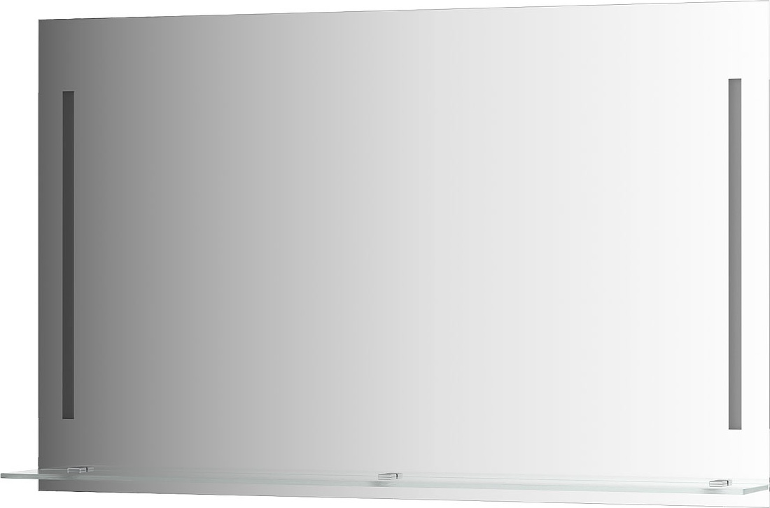 BY 2167 Зеркало с полочкой 120 cm с 2-мя встроенными LED-светильниками 11 W EVOFORM Ledline-S