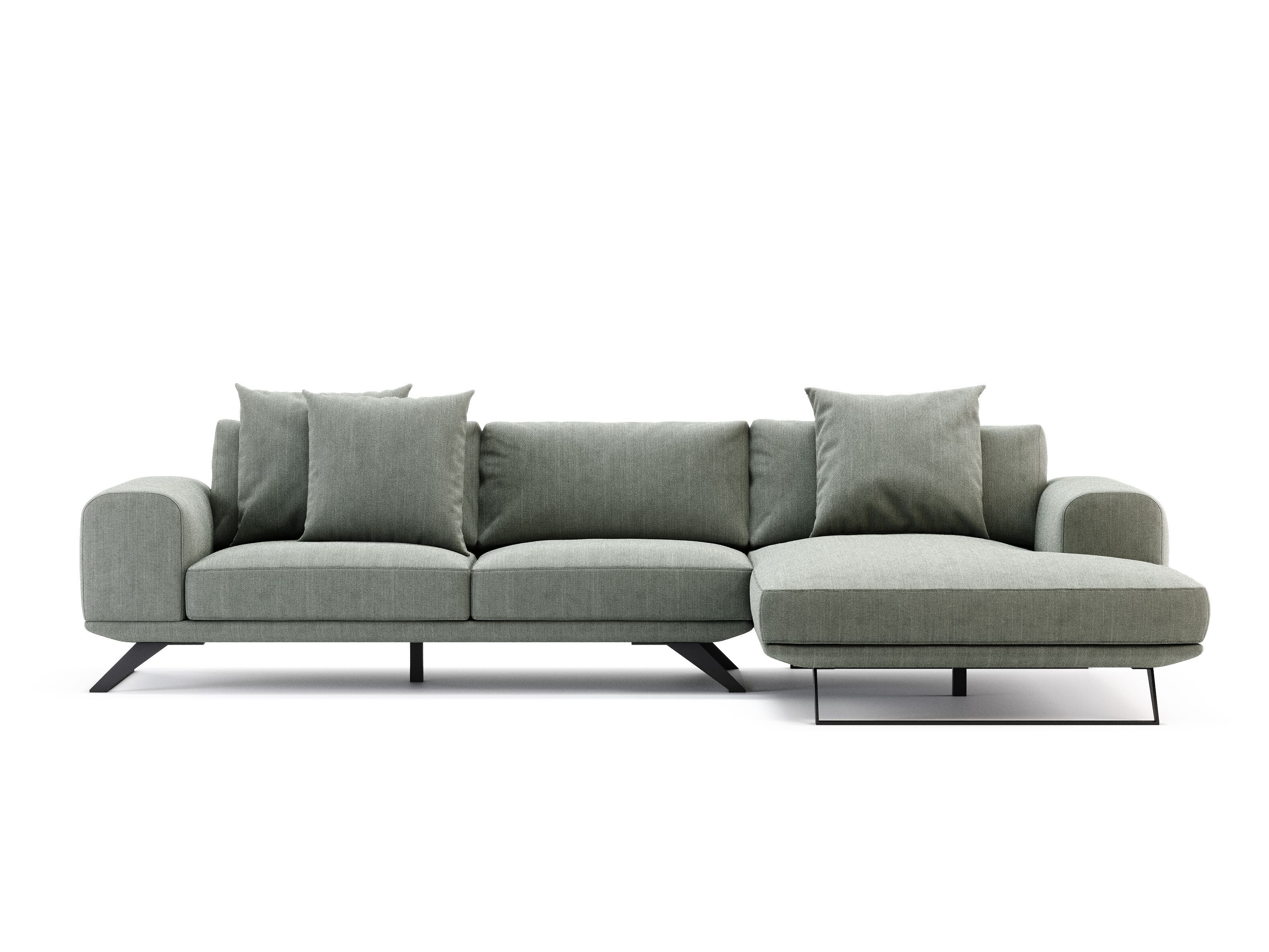 Тканевый диван с полуостровом Domkapa ANISTON ARCH-00052225 - Вид №1