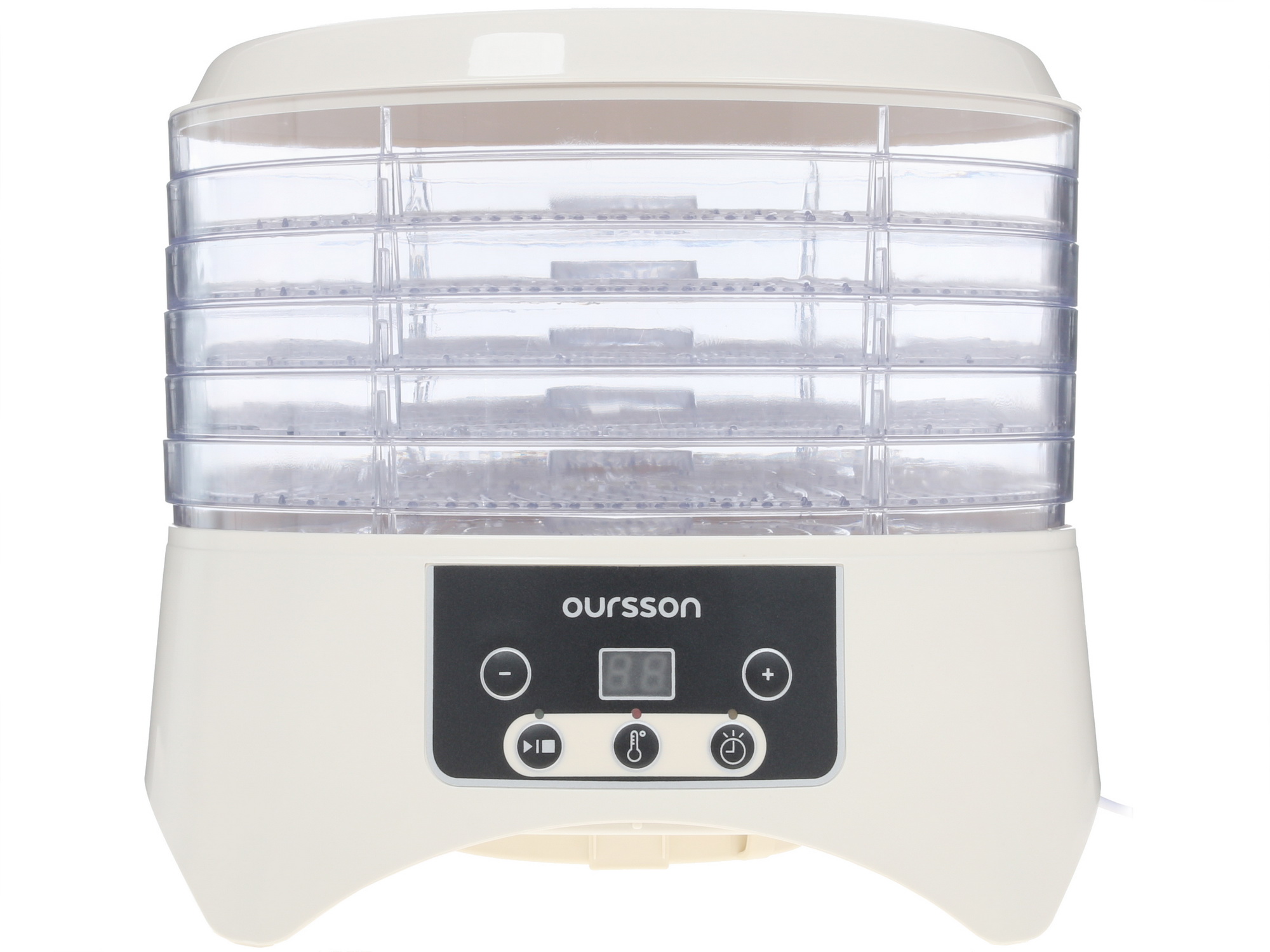 1194181 Сушилка для овощей и фруктов Oursson DH2300D/IV бежевый STDN-0123274 - Вид №1