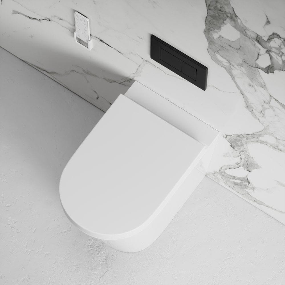 Напольный керамический туалет биде с налетом и кассетой LUSSO INTELLISMART ARCH-00036445 - Вид №16