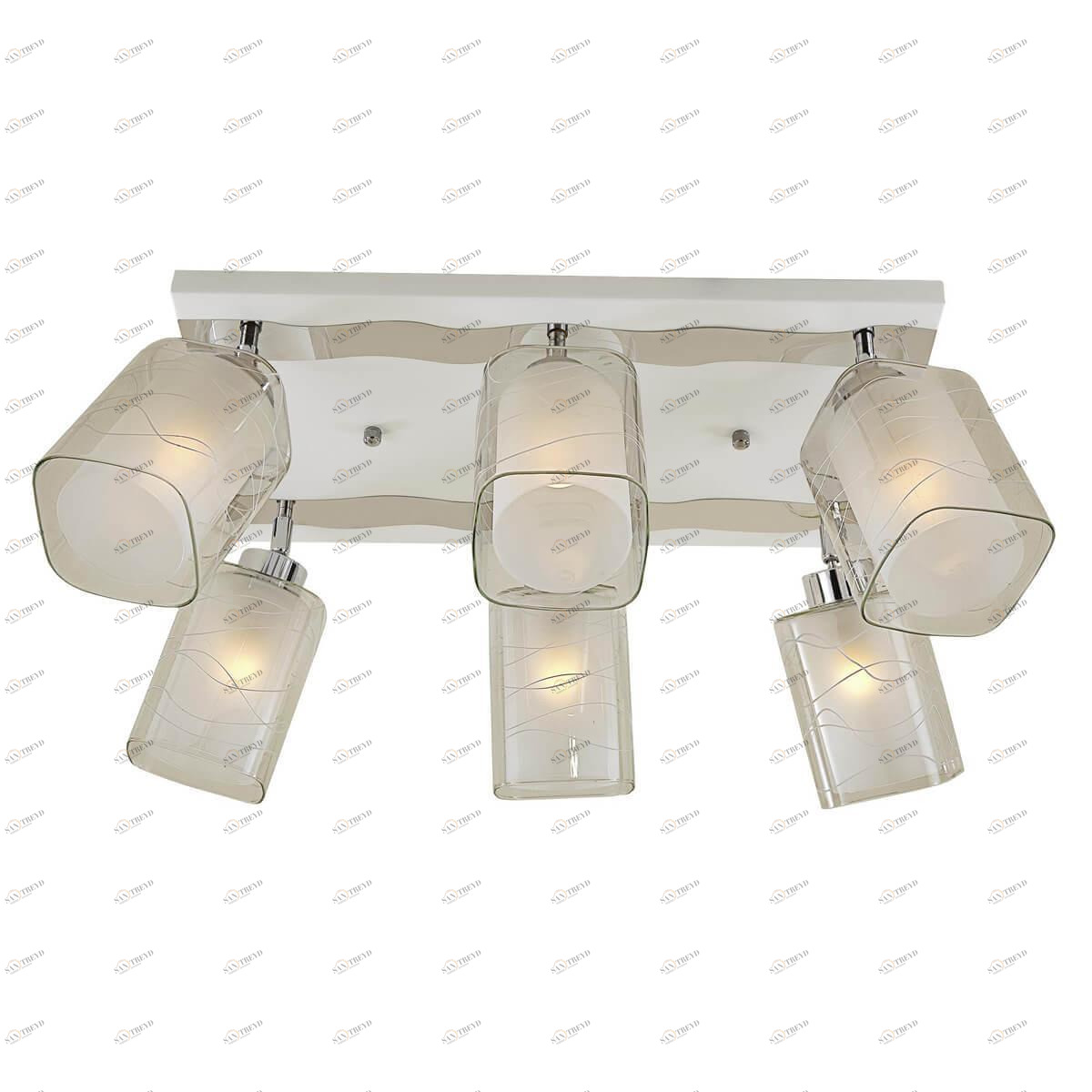 Спот потолочный на 5 ламп белый "Прима" CL160162 CITILUX ПРИМА ЗОЛОТО 00-3923831 Белый 