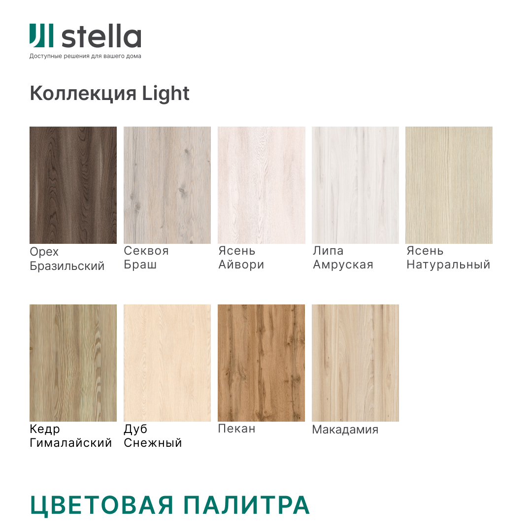 Панель МДФ Classic STELLA Light 2700х200х6 Ясень Натуральный (упак. 8 шт.) STSR-62 - Вид №9