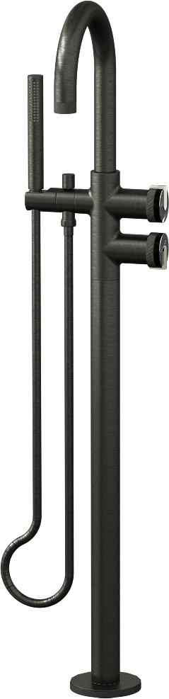 E-11554-R2MB-L1PC-BOX Смеситель напольный отдельностоящий (внешняя часть) GRAFF MOD+