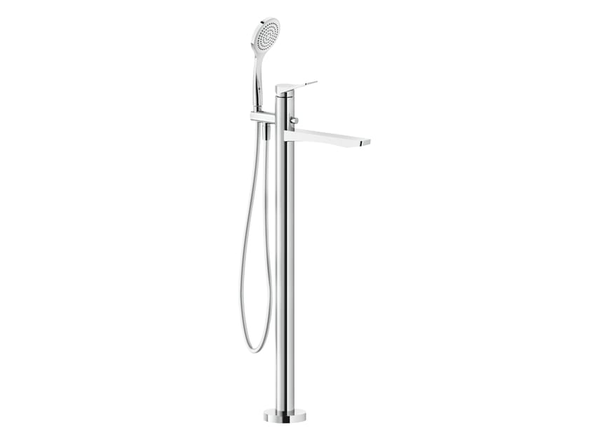 Латунный смеситель для ванны с ручным душем Gessi рельеф ARCH-00039520