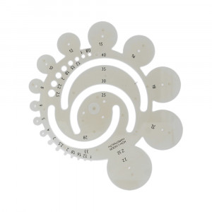 074900200000 шаблон радиусов Z32 142 x 162 мм в пакете KOH-I-NOOR Hardtmuth