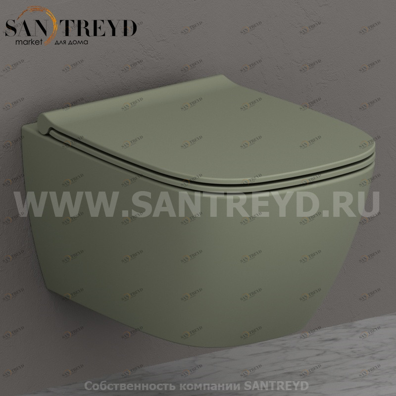 GNS03LI Подвесной унитаз настенный Зеленый Ceramica Globo GENESIS Италия