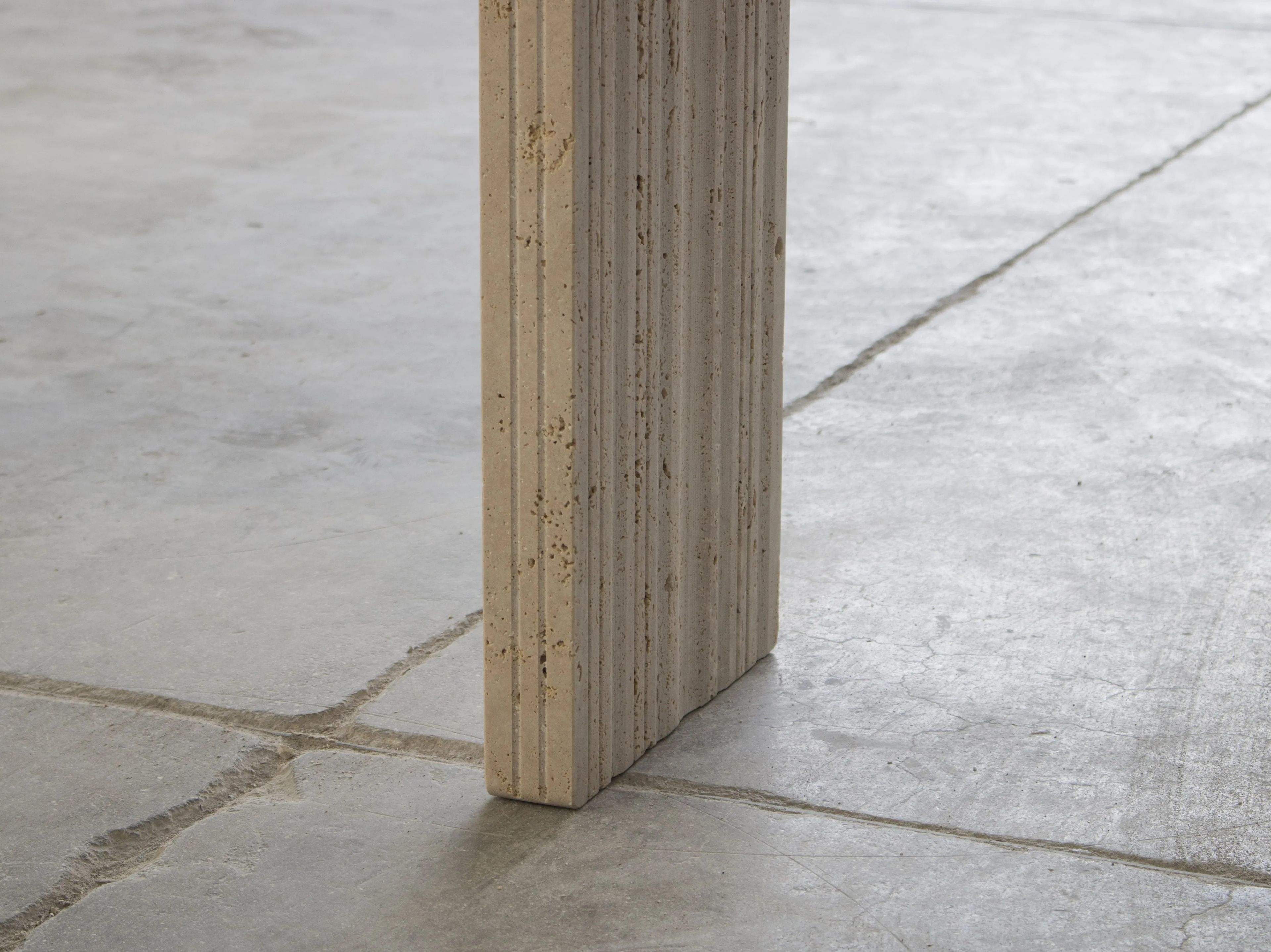 Прямоугольная консоль из травертина Davani Purity ARCH-00072508 - Вид №12