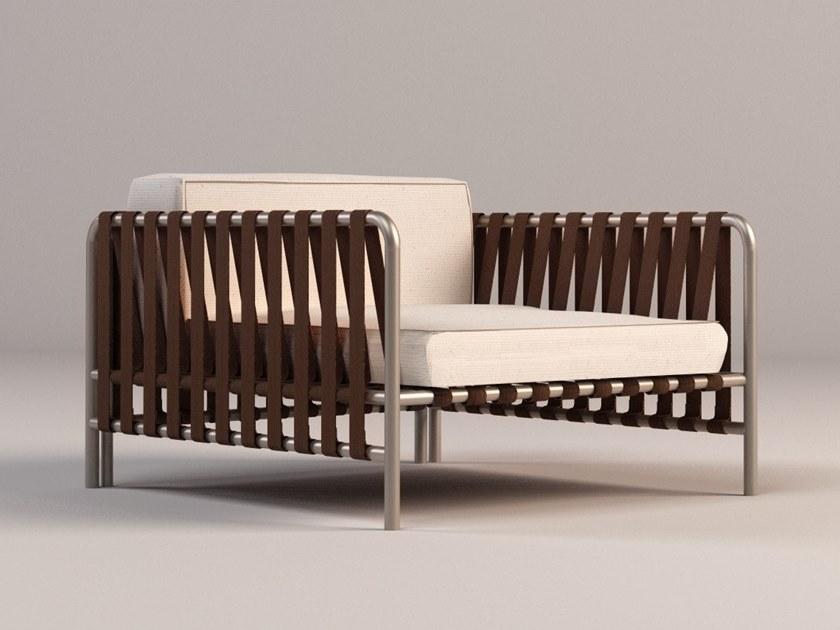 GANDIABLASCO Садовое кресло из алюминия с подлокотниками Onsen sun-id-1504667 - Вид №5