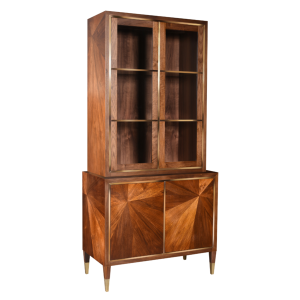 HD602 Шкаф-витрина Хокстон ijlbrown 