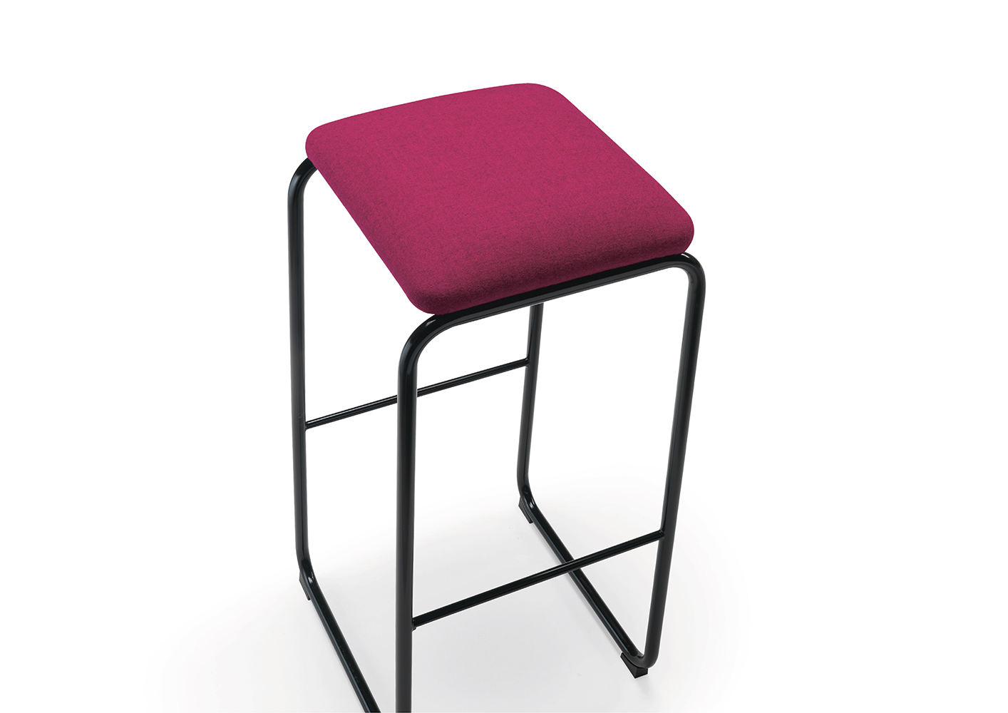 Sharing 388 Барный стул со стальным каркасом. Сиденье мягкое. Et al. Sharing - Вид №3