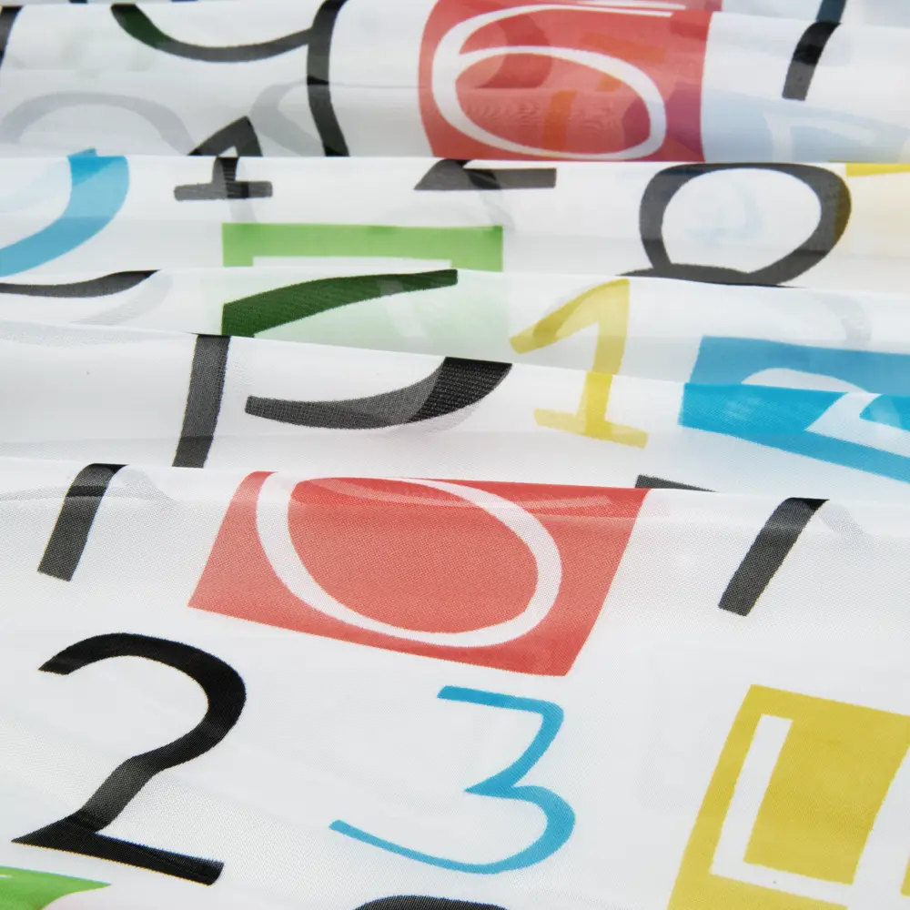Тюль на ленте «Буквы», 250x280 см, буквы, цвет белый GARDEN STLM-2010123 - Вид №2