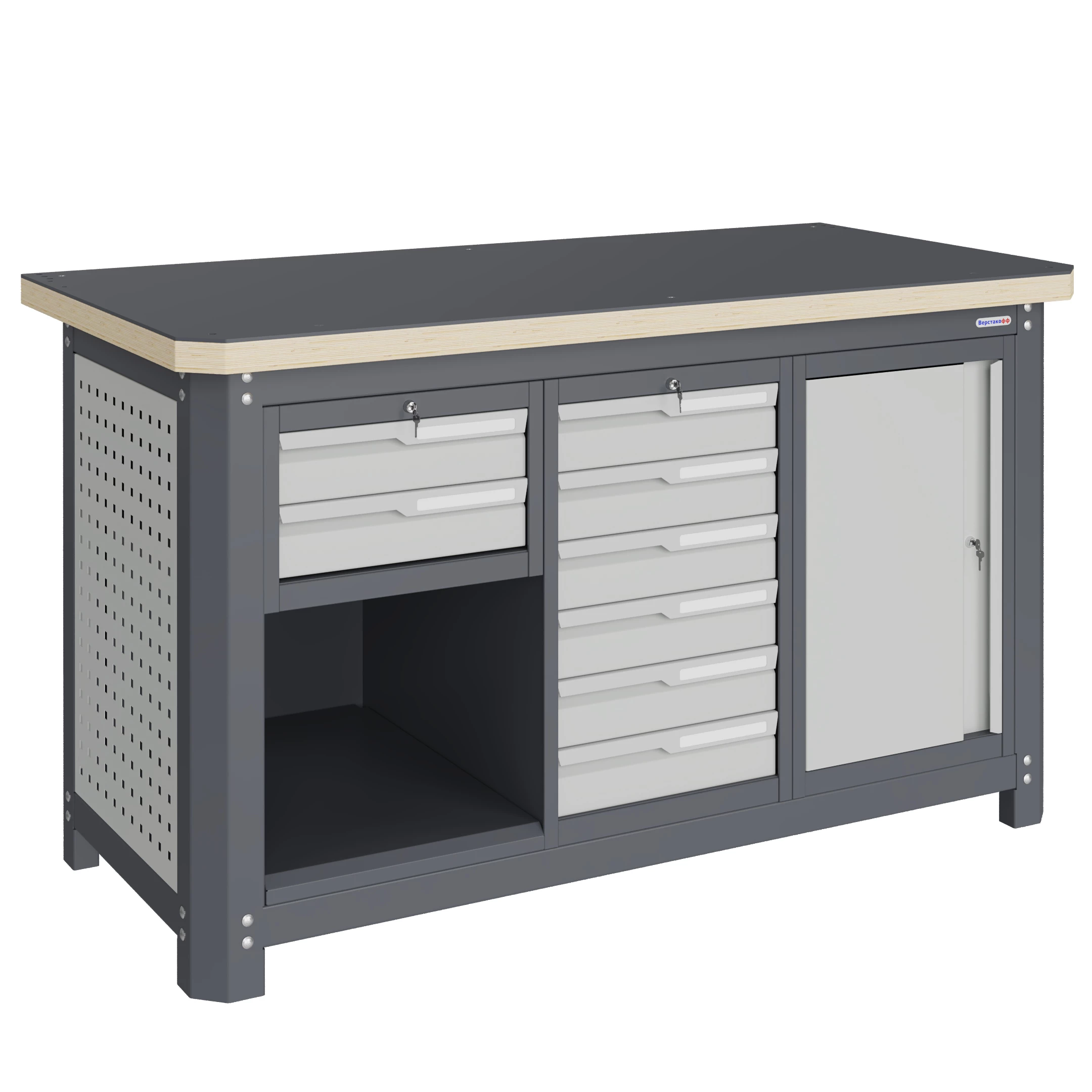 Верстак слесарный MCN 1552.S267.2 Верстакофф 111243