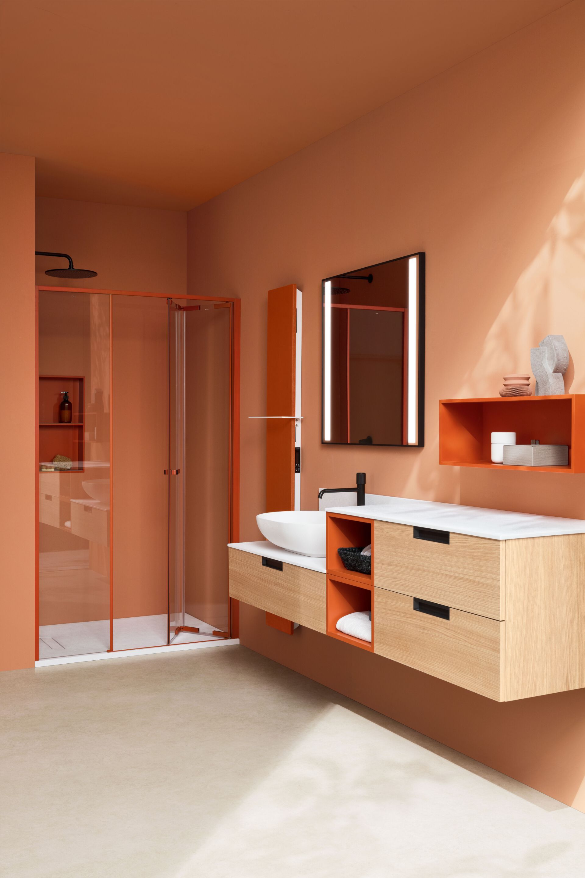 Подвесной умывальник из гидро-масляного шпона ARBLU Dress System ARCH-00062303 - Вид №1