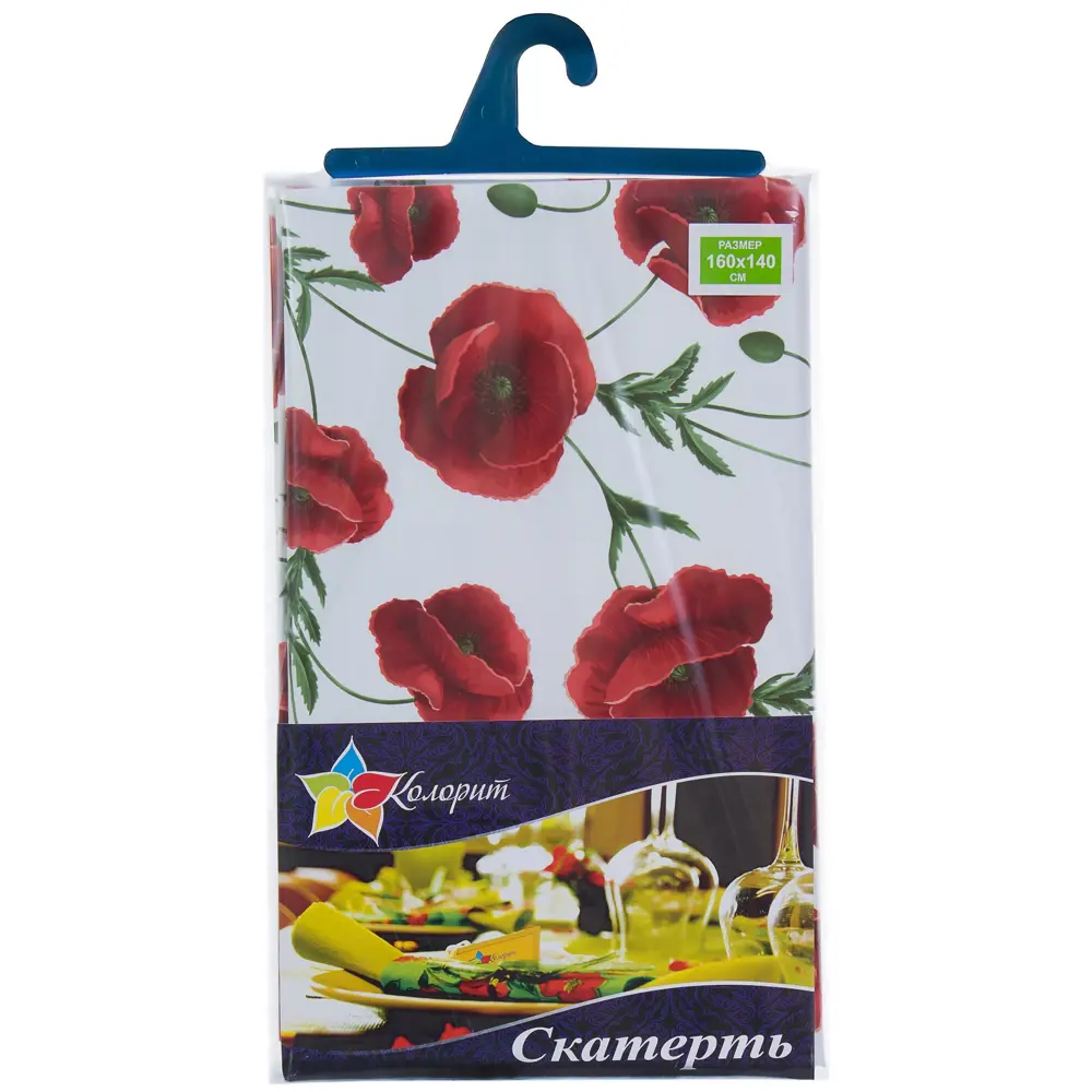Скатерть «Маки» 160х140 см ПВХ Santreyd STLM-2062273 - Вид №2