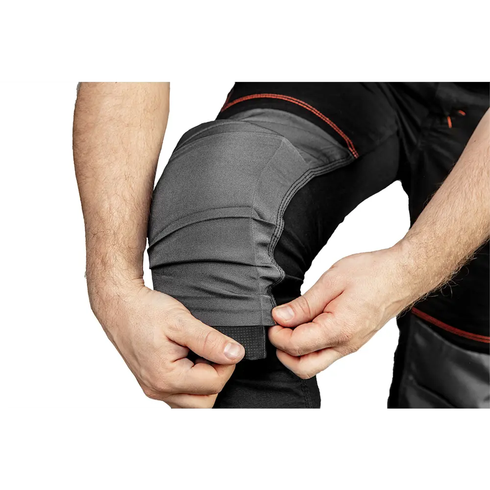 Брюки рабочие со съемными карманами Neo Tools HD Slim черные размер XXL рост 180 STLM-2160527 - Вид №2