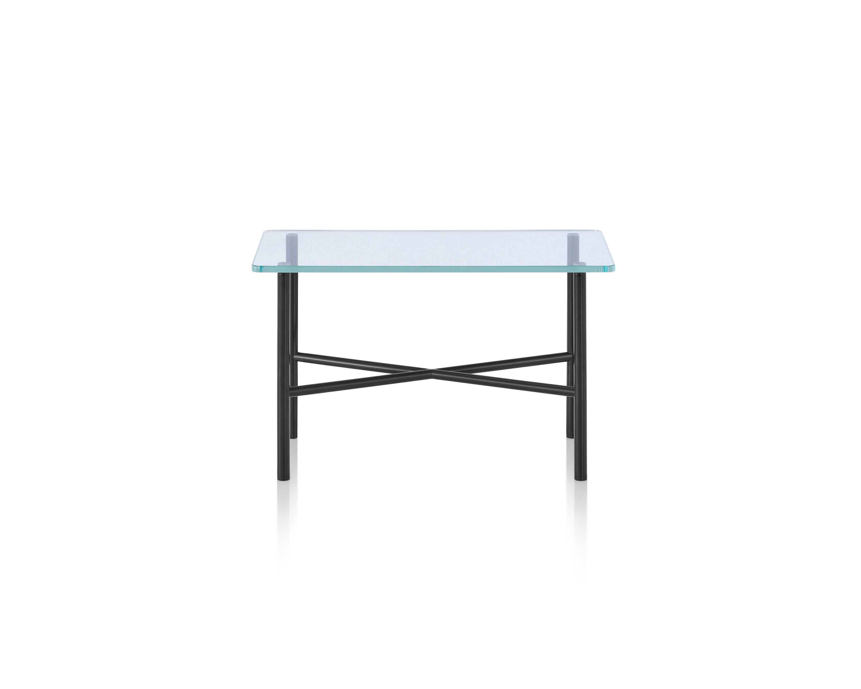 Прямоугольный стеклянный и металлический журнальный столик Herman Miller Layer ARCH-00033427 - Вид №6