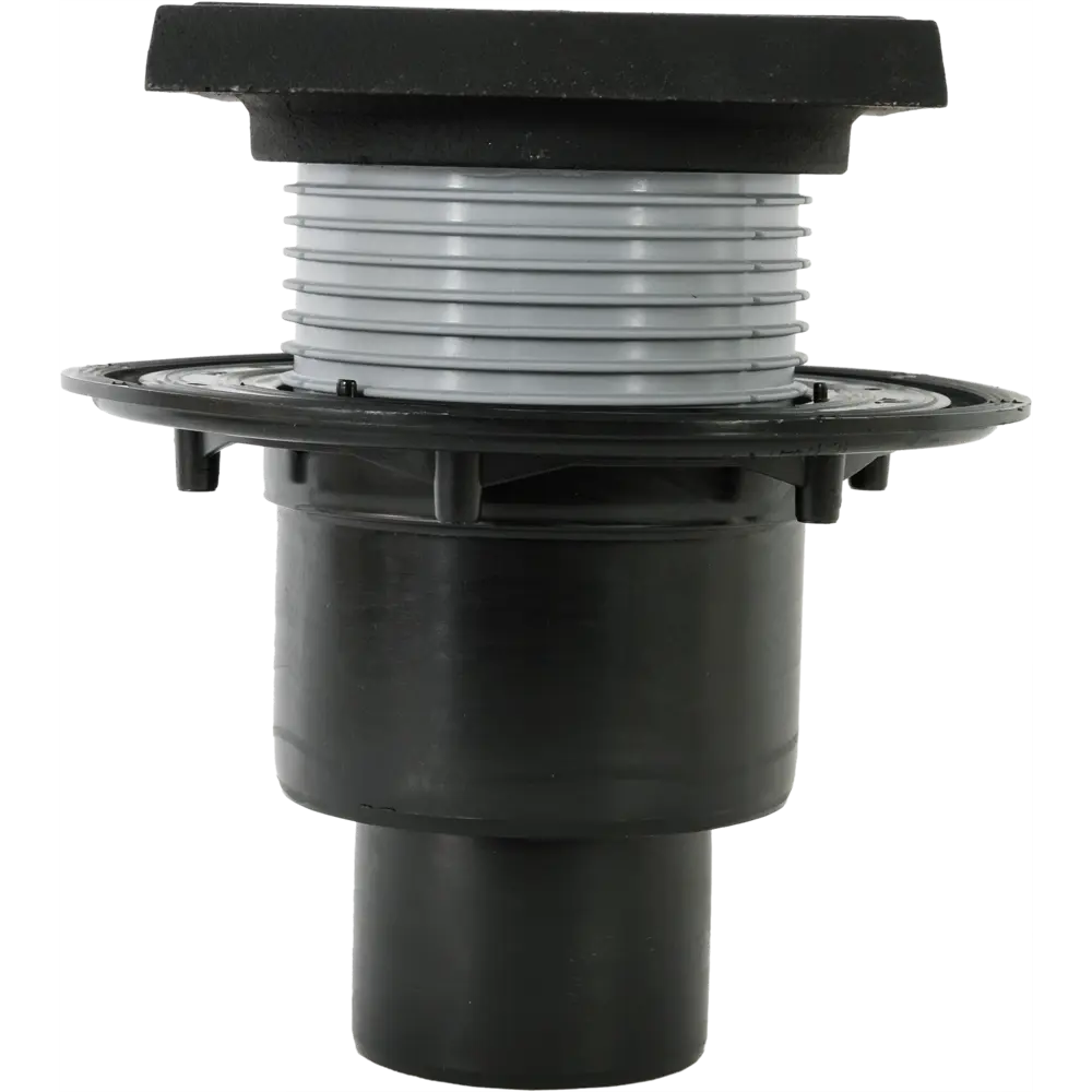 Душевой трап HL с сухим затвором 150x150 мм - регулируемая высота, чугунная решетка 82485800 STLM-0028217 - Вид №3