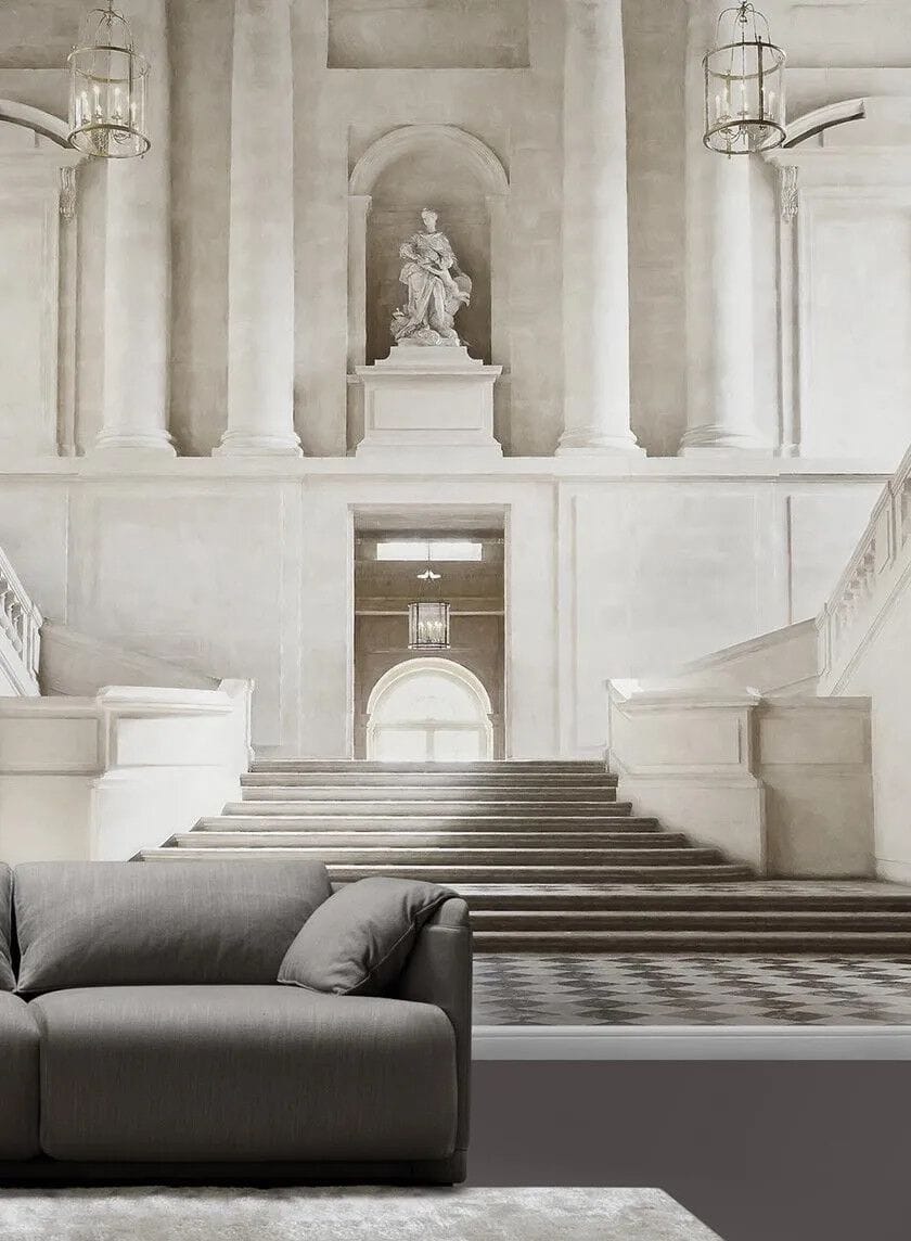 Классические обои, ПВХ бесплатно, экологически чистые, моющиеся WallPepper KRONOS ARCH-00148440 - Вид №1