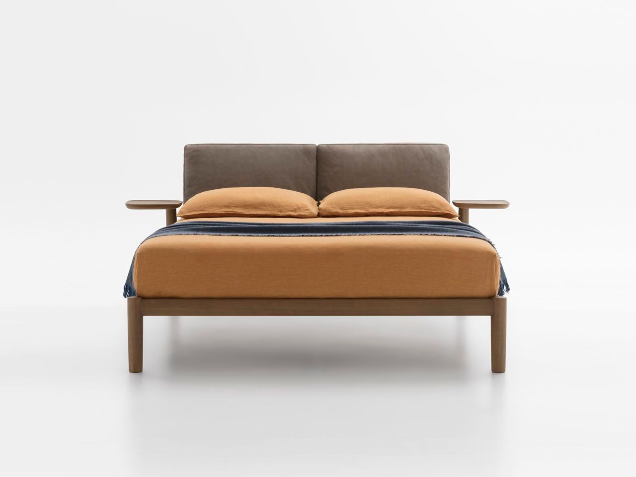 Кровать из массива дерева со встроенными тумбочками Pianca DIONISO ARCH-00089459 - Вид №2