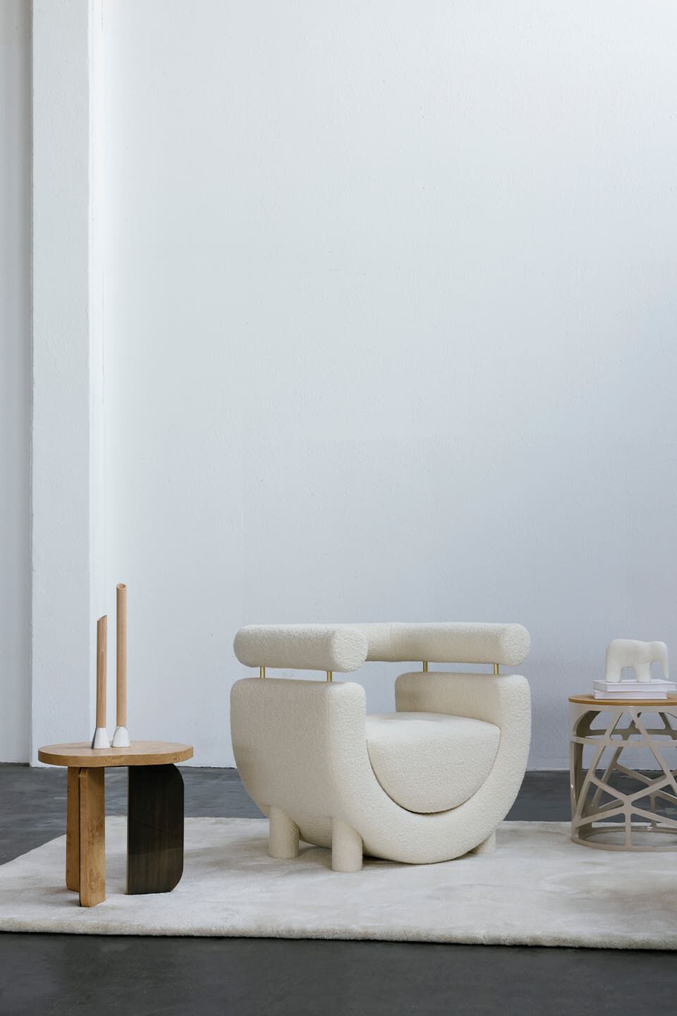 Тканевое кресло с подлокотниками Greenapple MEL ARCH-00109243 - Вид №6