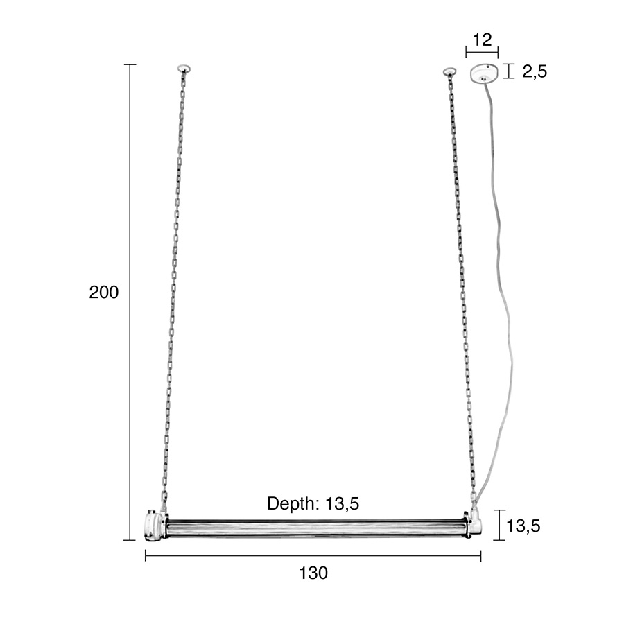 Лампа подвесная Prime XL, черная Zuiver 5300125 - Вид №8