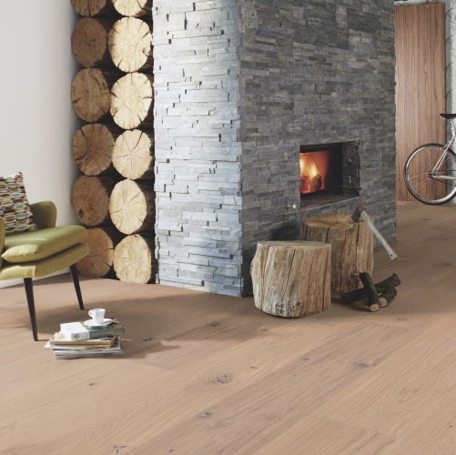 Инженерная доска Boen Chaletino Traditional Белый Дуб Рустик (Гладкая) 2750х300 мм EICY4MFD - Вид №11