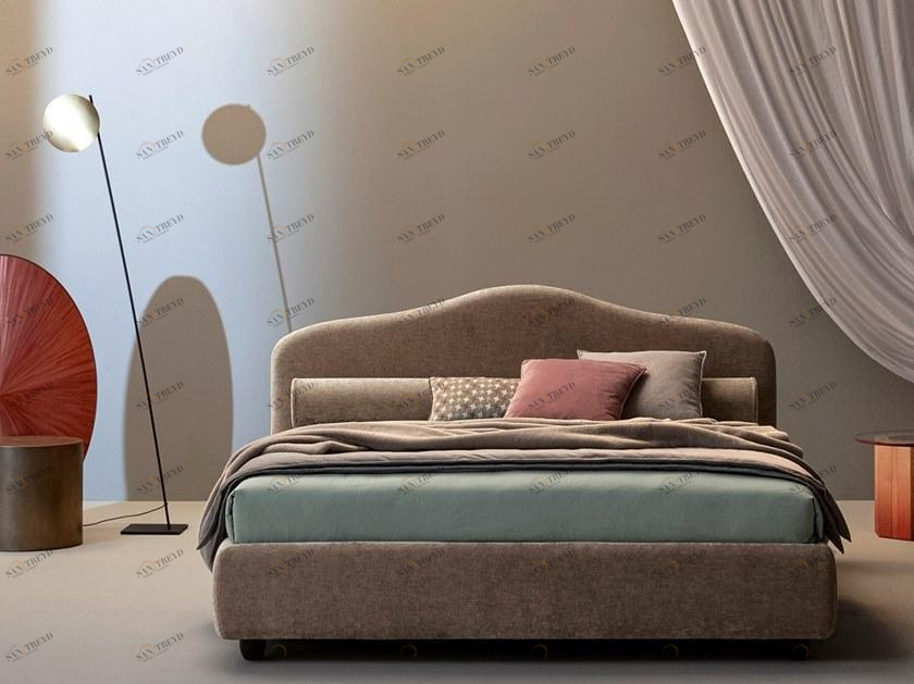 Twils Двуспальная кровать с мягким изголовьем Medea sun-id-1442953